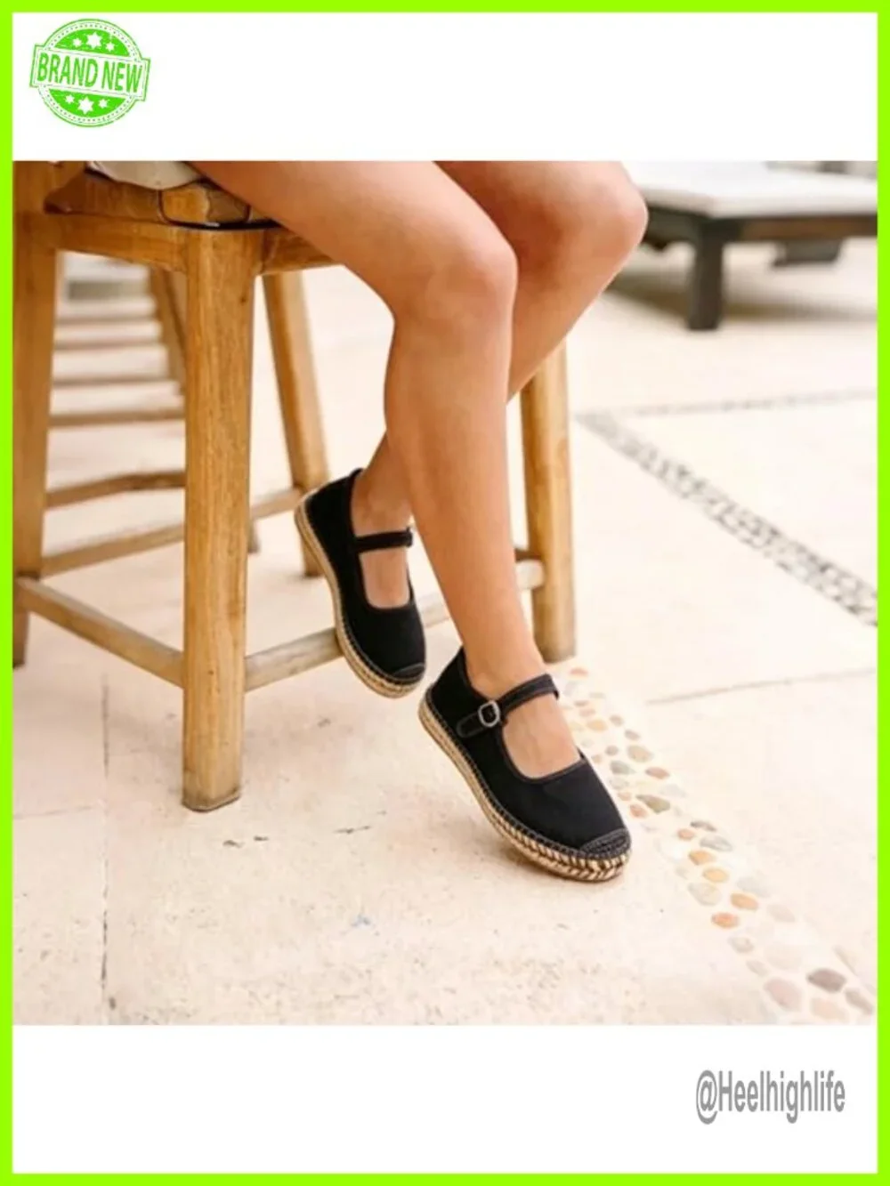 Womens Woven Platform Espadrilles Flats Adjustable Buckle Slip On Summer Shoes